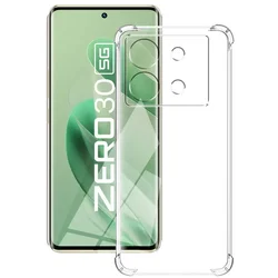 Silicone Soft Shockproof Clear Phone Case - Durable Protective Back Cover for InfinixZero30 5G (Shockproof Case)