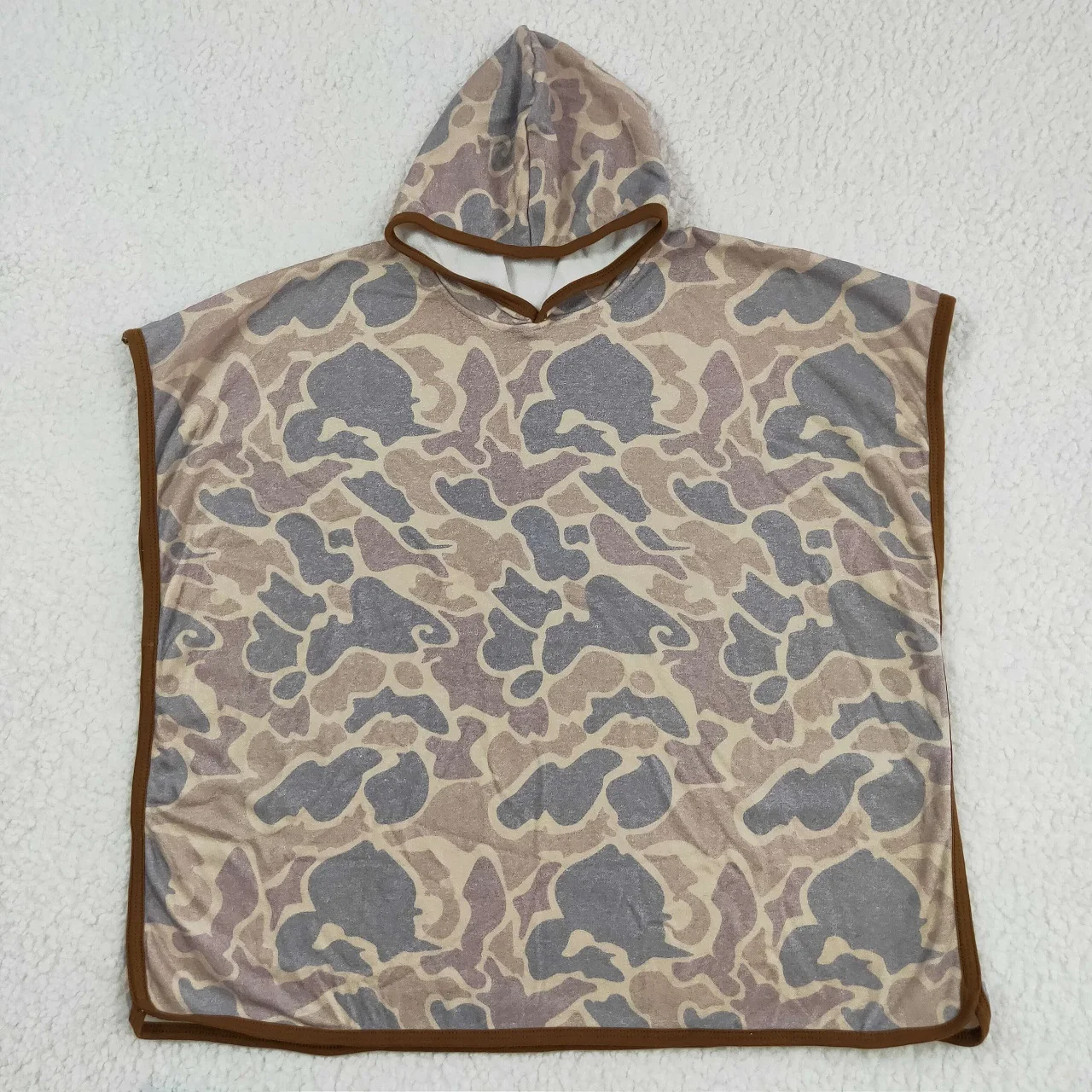 Baby Boy Girl Summer Children Terry Swim Towel Cover Ups Toddler Infant Camo Flower One Pieces Clothing