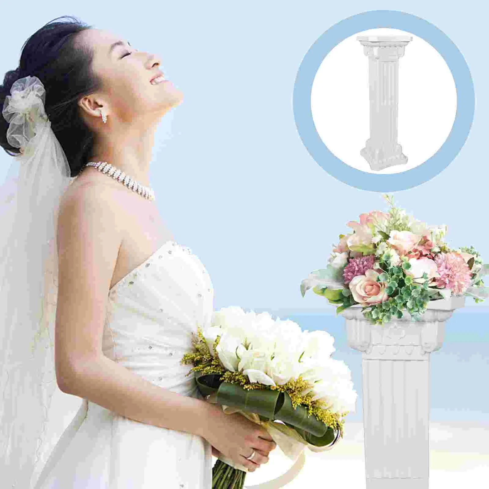 

Greek Column Statue Tall Display Greek Pedestal White Roman Pillar Stand Roman Column Pedestal Columns Pillars