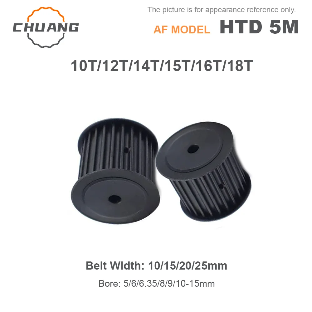 1 Stück HTD 3 MK Typ 12T/14T/15T/16T/17Teech Timing Pulley Bohrung 3/4