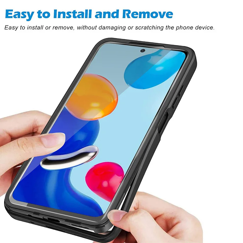 Transparent 360 Full Body Shockproof Phone Case & Screen Protector