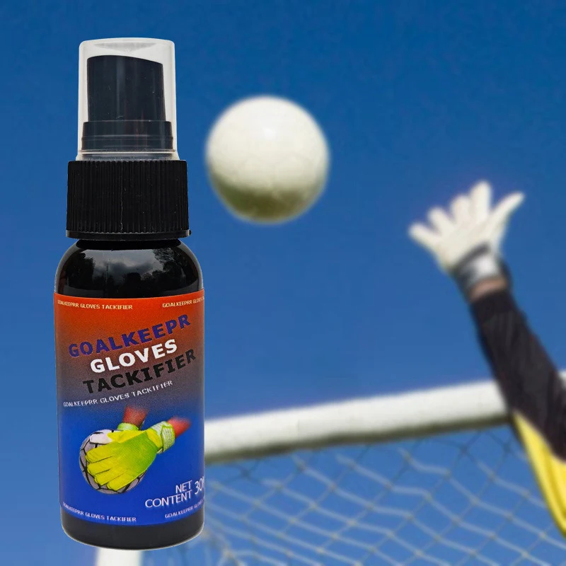 Colla Spray Per Guanti Portiere 30ml - Impugnatura Antiscivolo Per Calcio - Grip Per Guanti Lattice