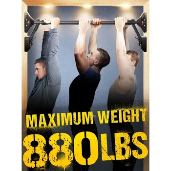 Pull Up Bar for Home Gym: DualDirection Support System Enables Full Upper Body Workout Adjustable Height Fitness Training Equip 5