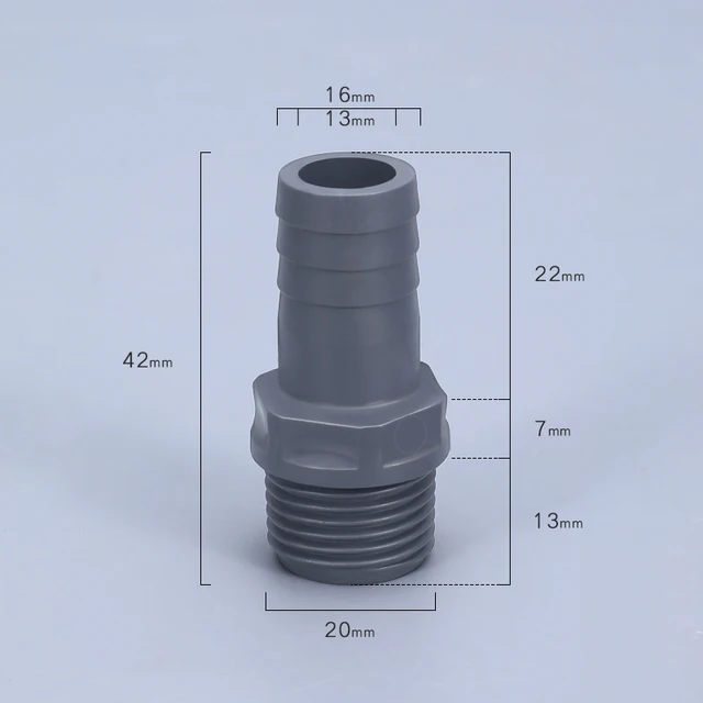 Sűrűsítse Az Ibc Tartályszelep Pvc Csőcsatlakozó Tömlőszerelvényeket Upvc Szerelvények Öntöző Tömlő Alkatrészek - Image 4