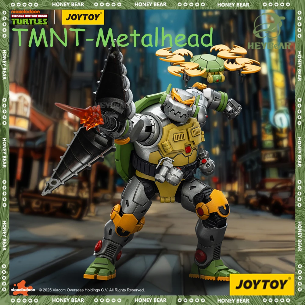 New JOYTOY TMNT 1/18 Action Figure TMNT-Krang Anime Model Toy Gift In
