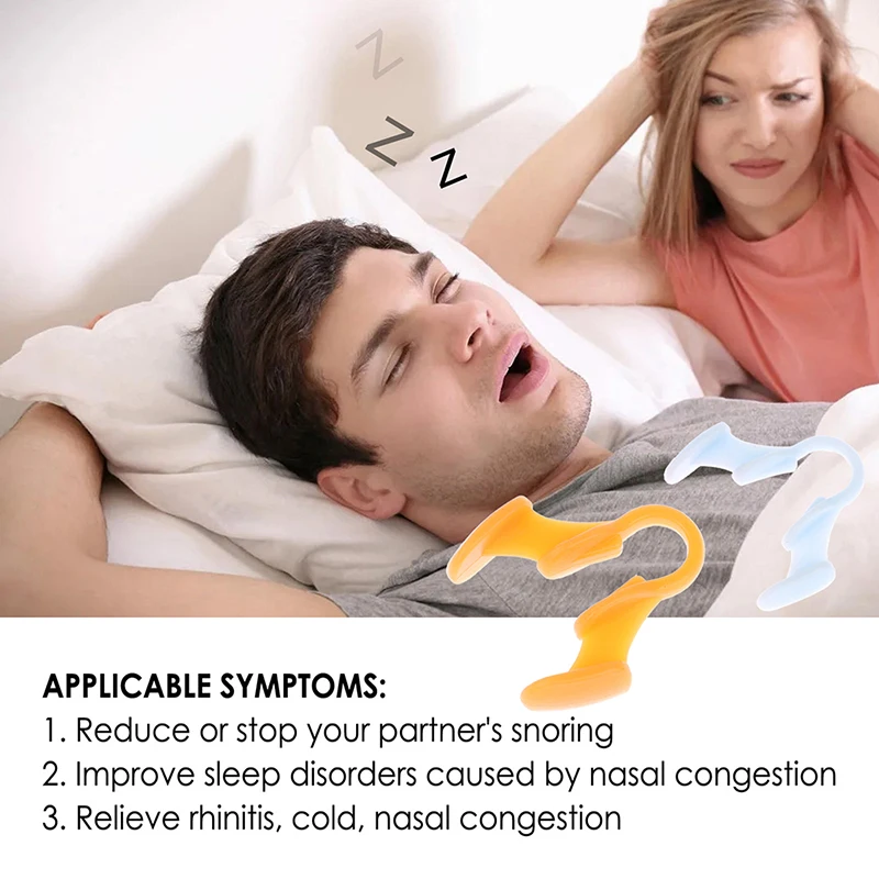 Anti-Snoring Nose Clip Snore Prevention Gadget 1Pc stop snoring nose clip