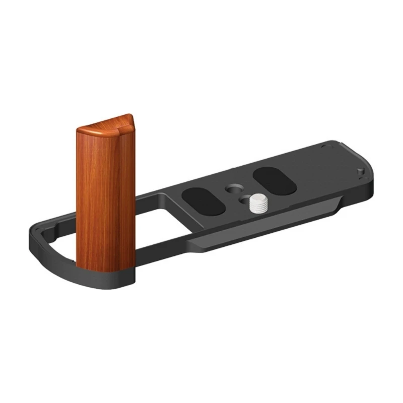 Half Cage Handgrip L Bracket for Arca Tripods Quick Release Plate Mount for DSLR Camera
