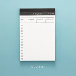 Enhanced Productivity Daily Planner Notepad - 50 Sheets for Optimal Time Management and Organization (To Do List)