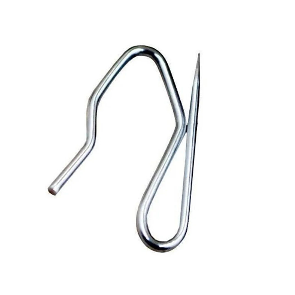 

Window Hardware Hook 34 Mm Long 34mm X 24mm Durable Silver Home Practical Replaceable High Quality For Pinch Pleat