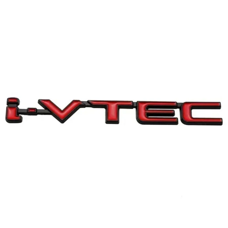 3D Metal Car Letters Trunk Emblem Badge Decal I VTEC Sticker For Honda City Civic Accord Jazz CRV IVTEC I-VTEC Accessories