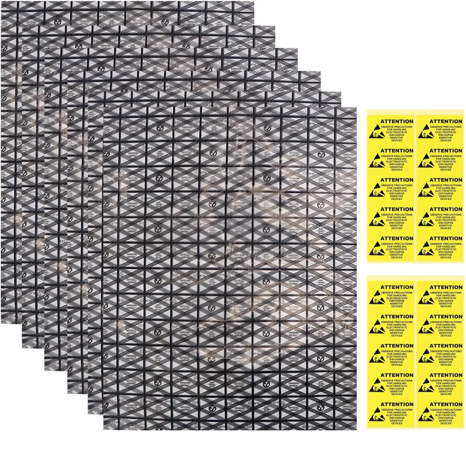 20 Sacchetti ESD Aperti Grandi Premium Antistatici 30X40CM Con Adesivo Per Componenti Elettronici Per Laptop SSD HDD Della Scheda Madre - Foto 12