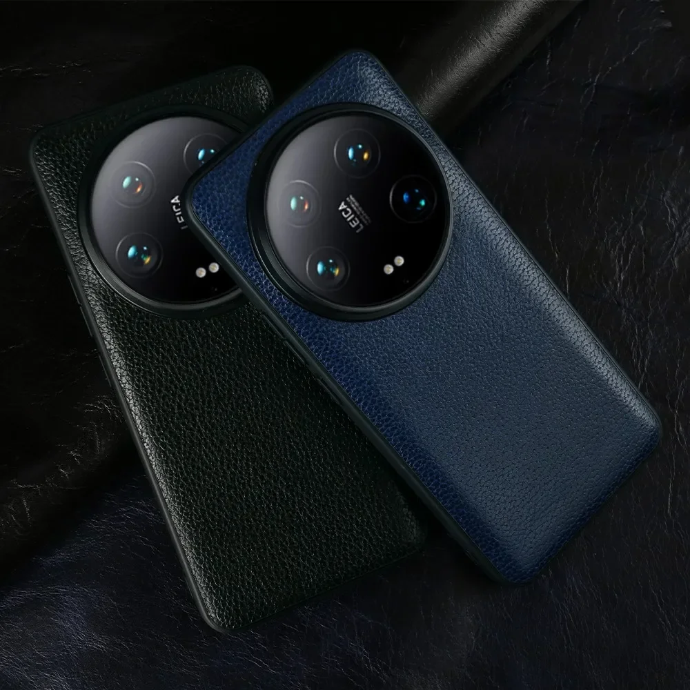 Luxury Handmade Genuine Leather Vintage Phone Case Cover