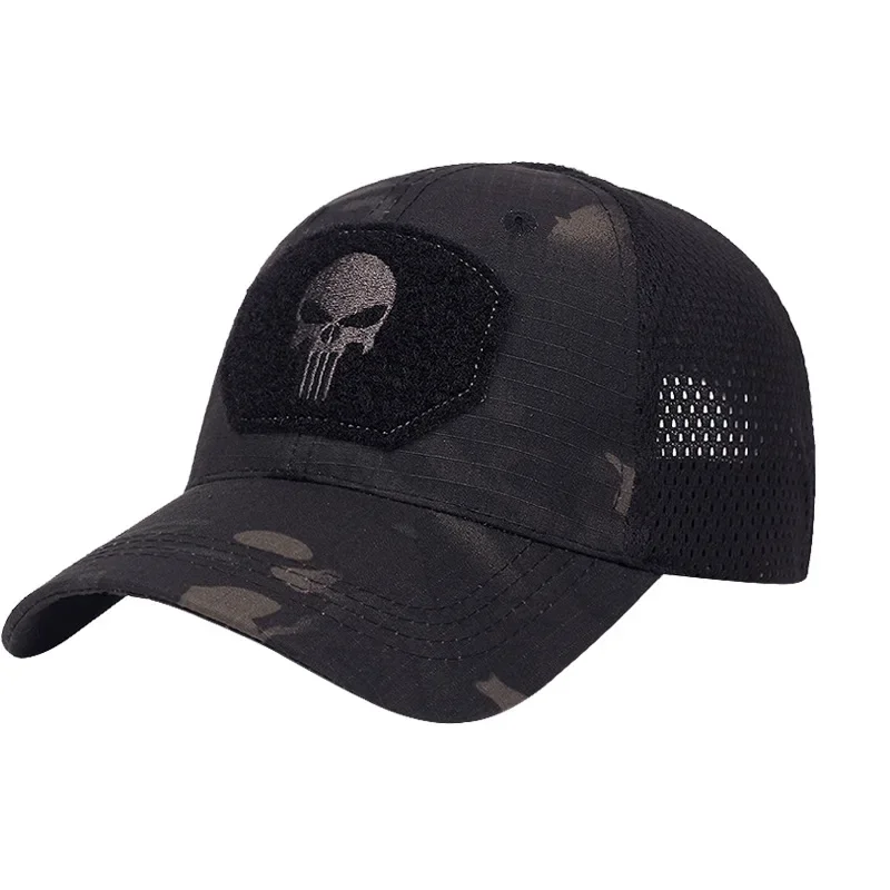 Tactical Baseball Cap Camo Combat Airsoft Paintball Adjustable Hat Summer Snapback Sun Hats Men Women