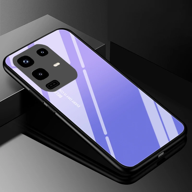 Enhanced Protective Hard Back Bumper with Tempered Glass Screen Guard