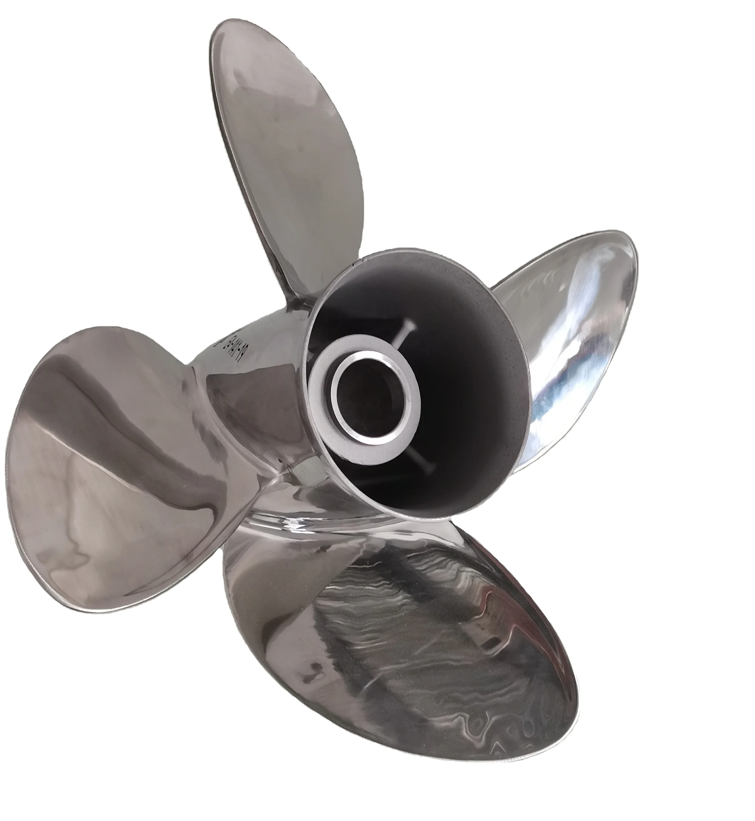 

4 Blades 14 1/8X19 RH Interchangeable Stainless Steel Boat Propeller OUTBOARD PROPELLER MARINE Underwater PROPELLER