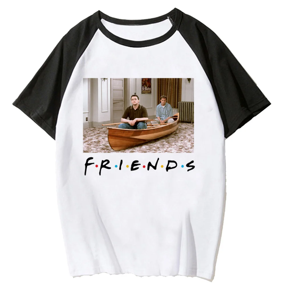 Chandler Bing T Shirt Donna Designer Giapponese Streetwear Top Girl Designer Abbigliamento