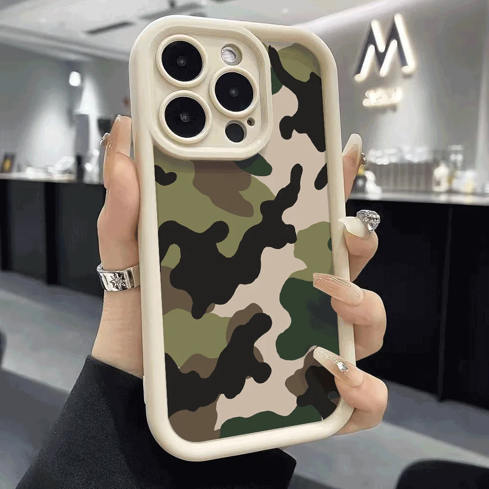 Camouflage Shockproof Anti-Slip Phone Case - Soft TPU Cover