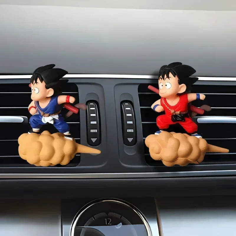 ドラゴンボールアニメフィギュア孫悟空カーエアコンベントファン置物