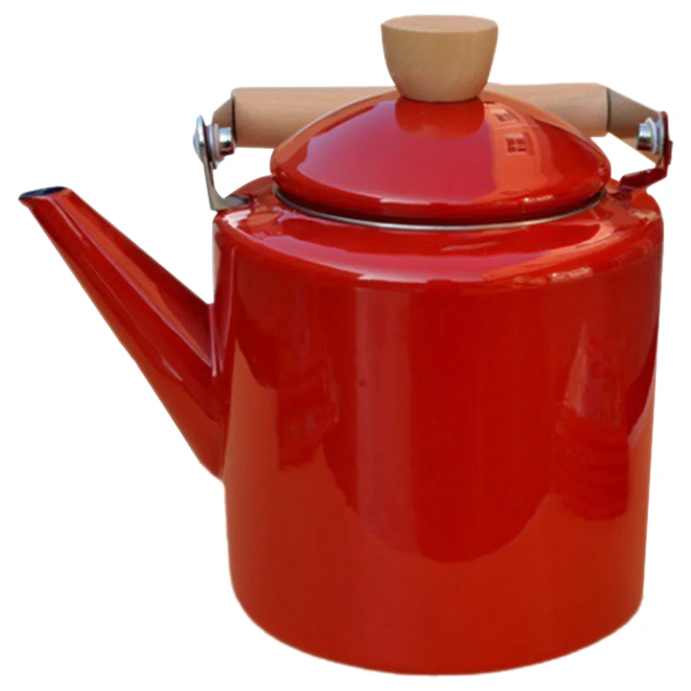 

Teakettle Water Heating Kettle Enamel Coffee Pot Home Water Boiling Pot 24L
