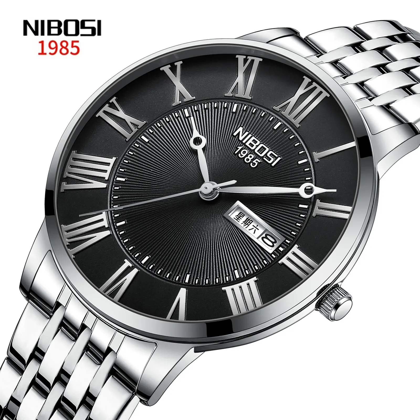 NIBOSI Relogio Masculino New Watches For Men Waterproof Sport Quartz Chronograph Top Luxury Brand Watches Men Clock Reloj Hombre 