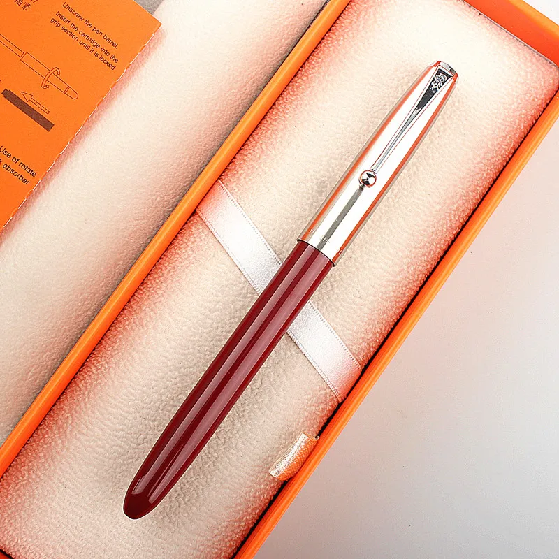 high quality jinhao 51a fountain pen transparent 0 38mm extra fine nib ink pens school Jinhao 51A Fountain Pen 0.38mm Ink Pens Penna Stilografica Transparent Pen Suitable For Students Practice Office Writing