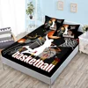 Basketball Boys Fitted Sheet Set Twin Full King Bed Fitted Sheets for Kids Teens Football Bed Set with Pillowcase Bedroom Decor 1