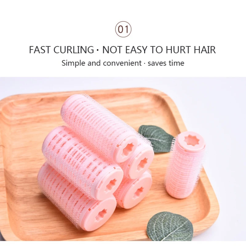 3+1 Strong Hold Control Curling Tool Set PP Nylon Rollers Hair Curler Hairdressing Curly Hairstyle Styling Tool DIY Health