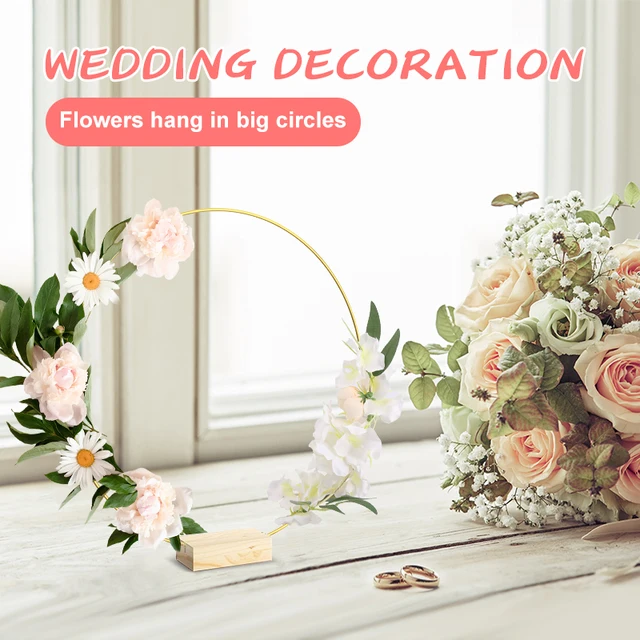 Set 9 Anelli In Metallo Per Fai-Da-Te - 20cm, 25cm, 30cm Per Macramè E Decorazioni - Foto 4