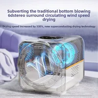 Smart Pet Dryer Box, Fully Automatic Ultra-Quiet Cat Dog Hair Dryer, 360° Thermostatic Drying Cabinet for Home Grooming 2