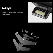  MTKRACING For YAMAHA TMAX560 TMAX 560 T-max560 2022-2023 License Plate Holder Rear Tail Frame Fender Eliminator Bracket 