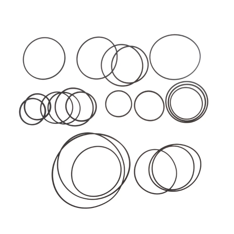 20Pack Universal 735-65Mm Mix Cassette Tape Machine Belt Nuova Cintura Comune Assortita Per Registratori Walkman Dvd Drive Dropship