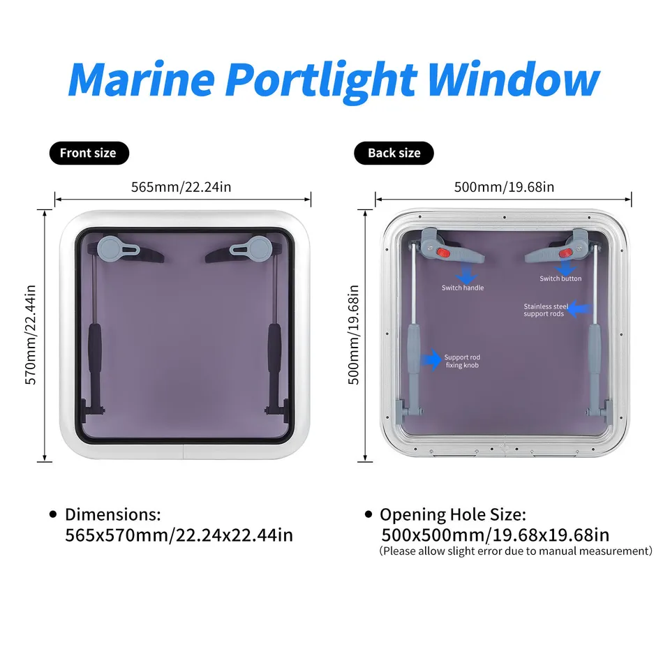 Fenêtre Hublot 4 Mm Ouverture Rectangulaire Fenêtre Hublot