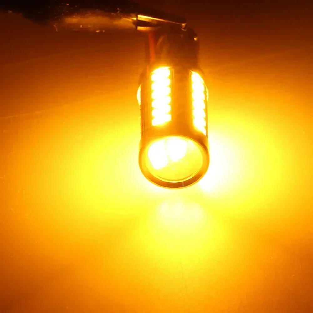 �ڵ��� Canbus ���� ���õ� ���� ����, �ڹ� ���ο� LED 1156, BAU15S, PY21W, 33SMD �극��ũ ���� ���� ����, �Ĺ� �����, 2X