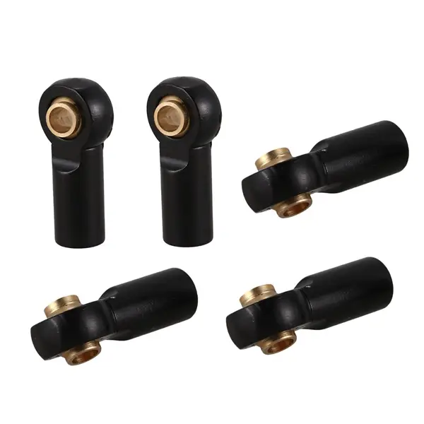 10Pcs Metal M3 Link Tie Rod End Ball Joint for 1/10 RC Car Crawler AXIAL SCX10 D90 D110 Tamiya CC01,Silver image 3