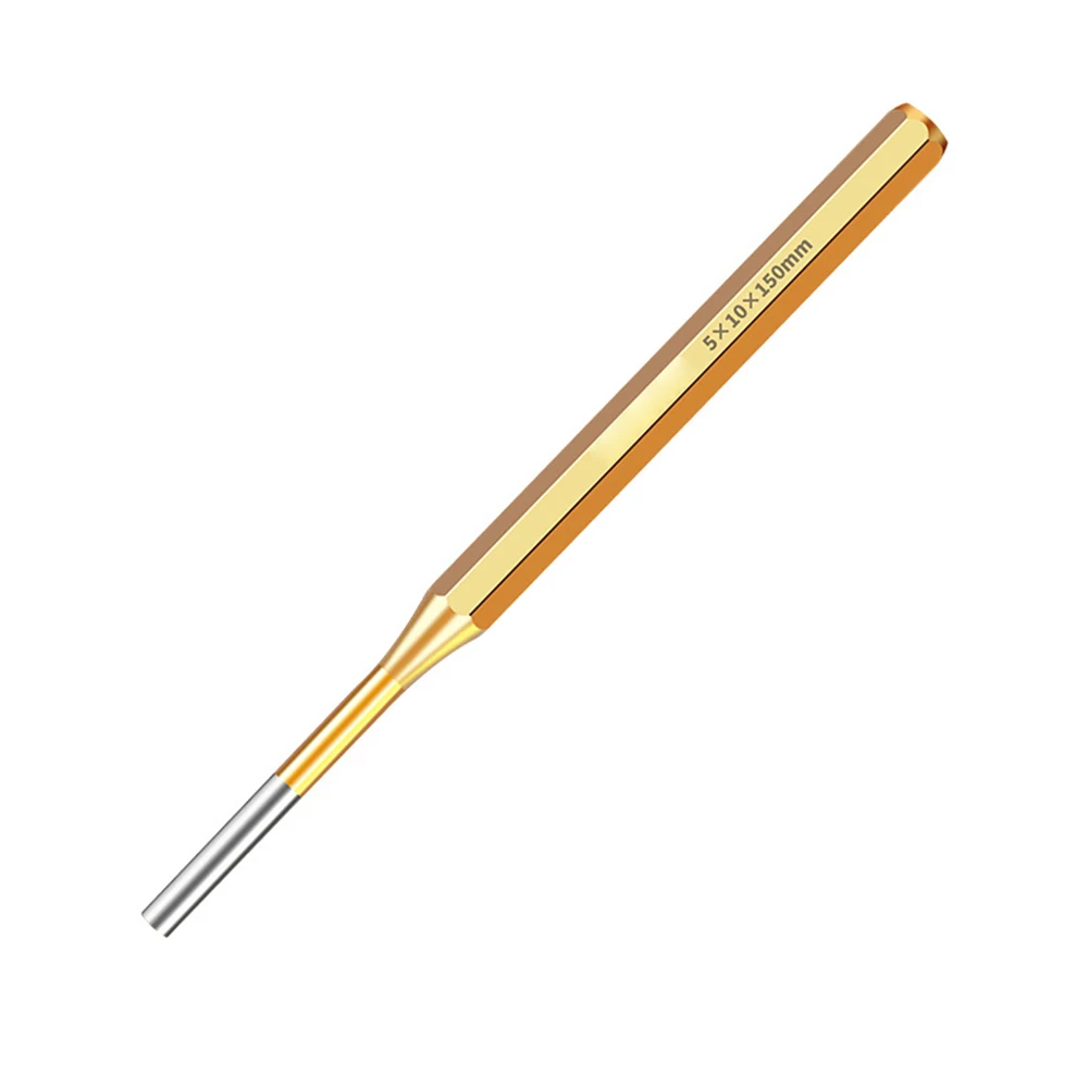 1 stücke 2/3/4/5/6/8/10mm Messing Punch 150mm Roll Pin Punch Werkzeuge Entferner Heavy Duty Meißel Kegel Punch Für Maschinen Wartung – Detail 19