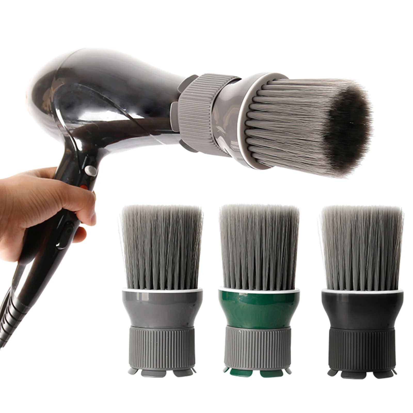 

Hair Dryer Brush Haircut Cleaning Shredded Hair Brush Hairdressing Whirlwind Neck Brush Barber Family Hair Brush Salon Tool