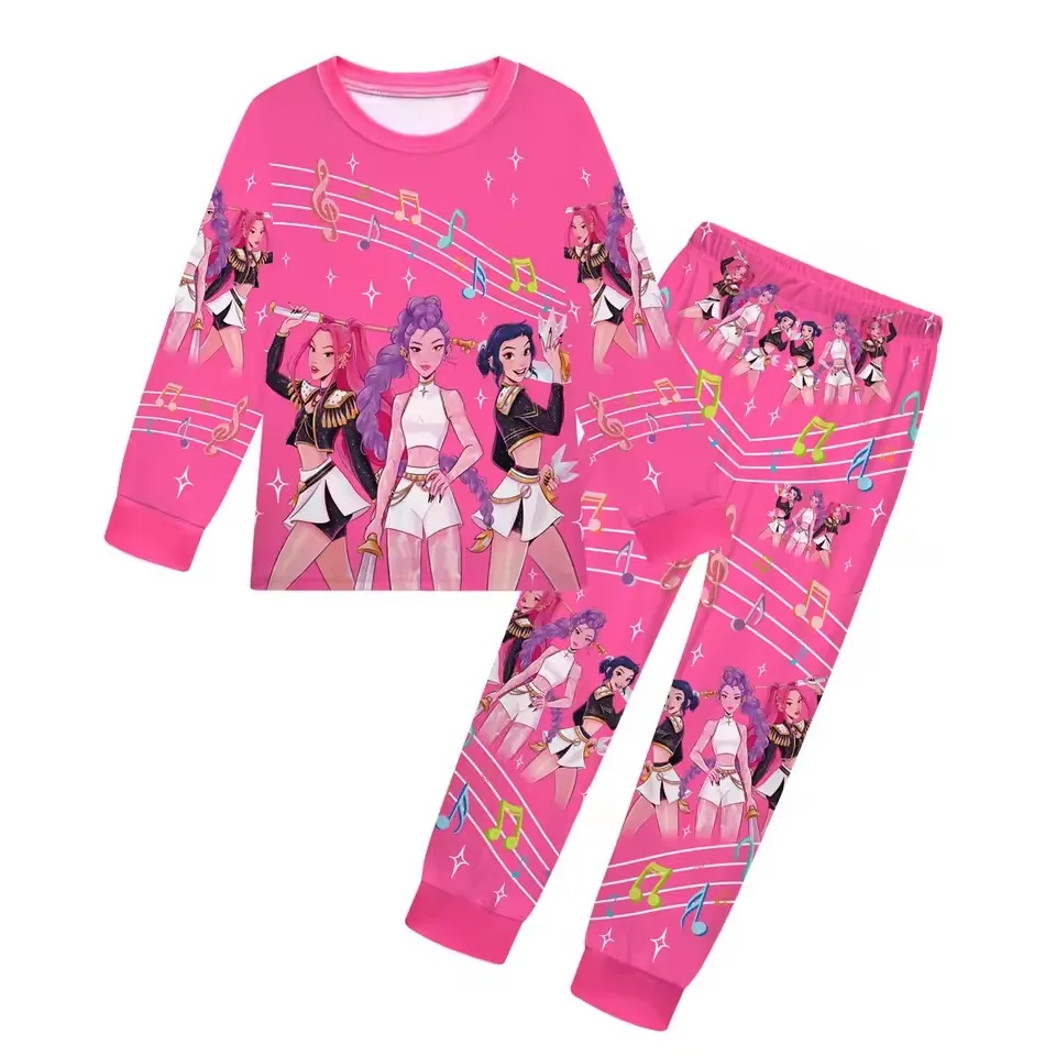 Kids Pyjamas Huntrix Kpop Demon Hunter Kids Pajamas, Huntrix Girl