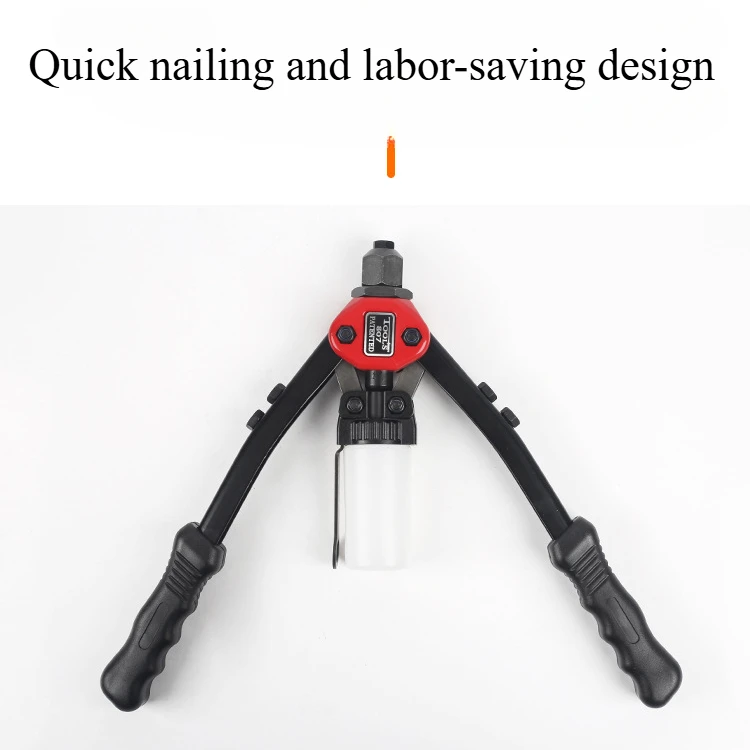 FUTE Heavy-duty Rivet Gun Labor-saving Handle Anti Slip Nail 9/13 Inch Manual Professional Tightening Riveting Sheet Pipe