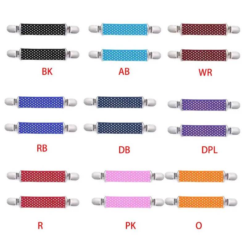 

Детские прочные эластичные перчатки в горошек для мальчиков и девочек, варежки с металлическими зажимами и зубцами