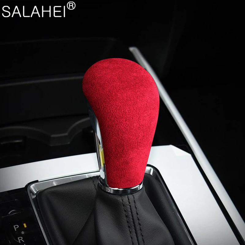 

For Mazda Atenza CX3 CX4 CX5 CX8 2015-IN Suede Car Accessories Gear Shift Knob Handbrake Cover Case Protector Frame