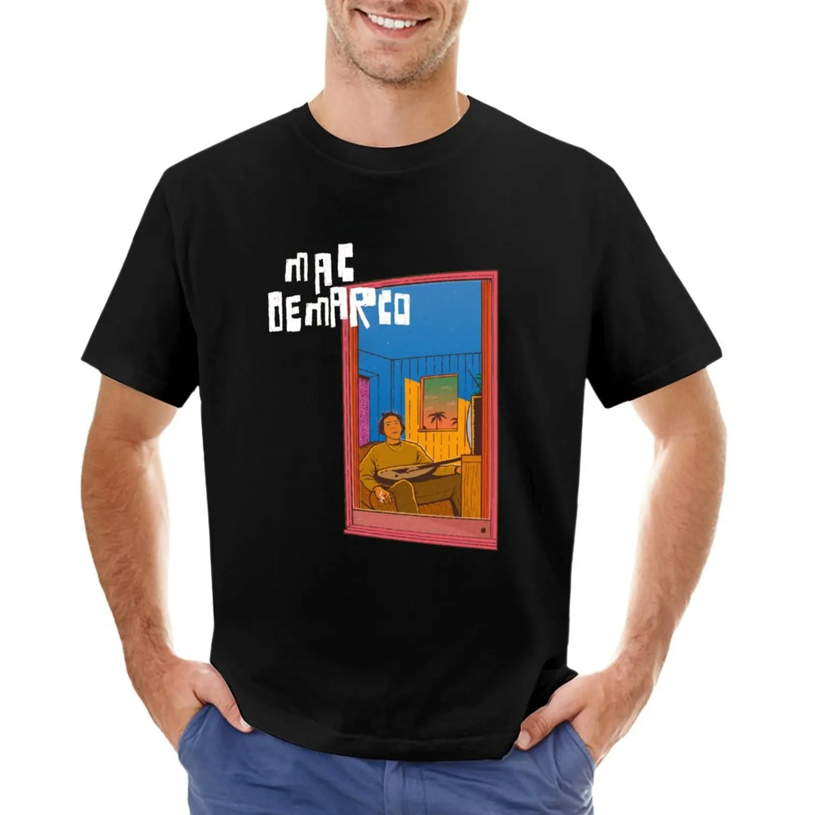 

Mac Demarco Window T-Shirt man clothes t shirt man tees mens vintage t shirts