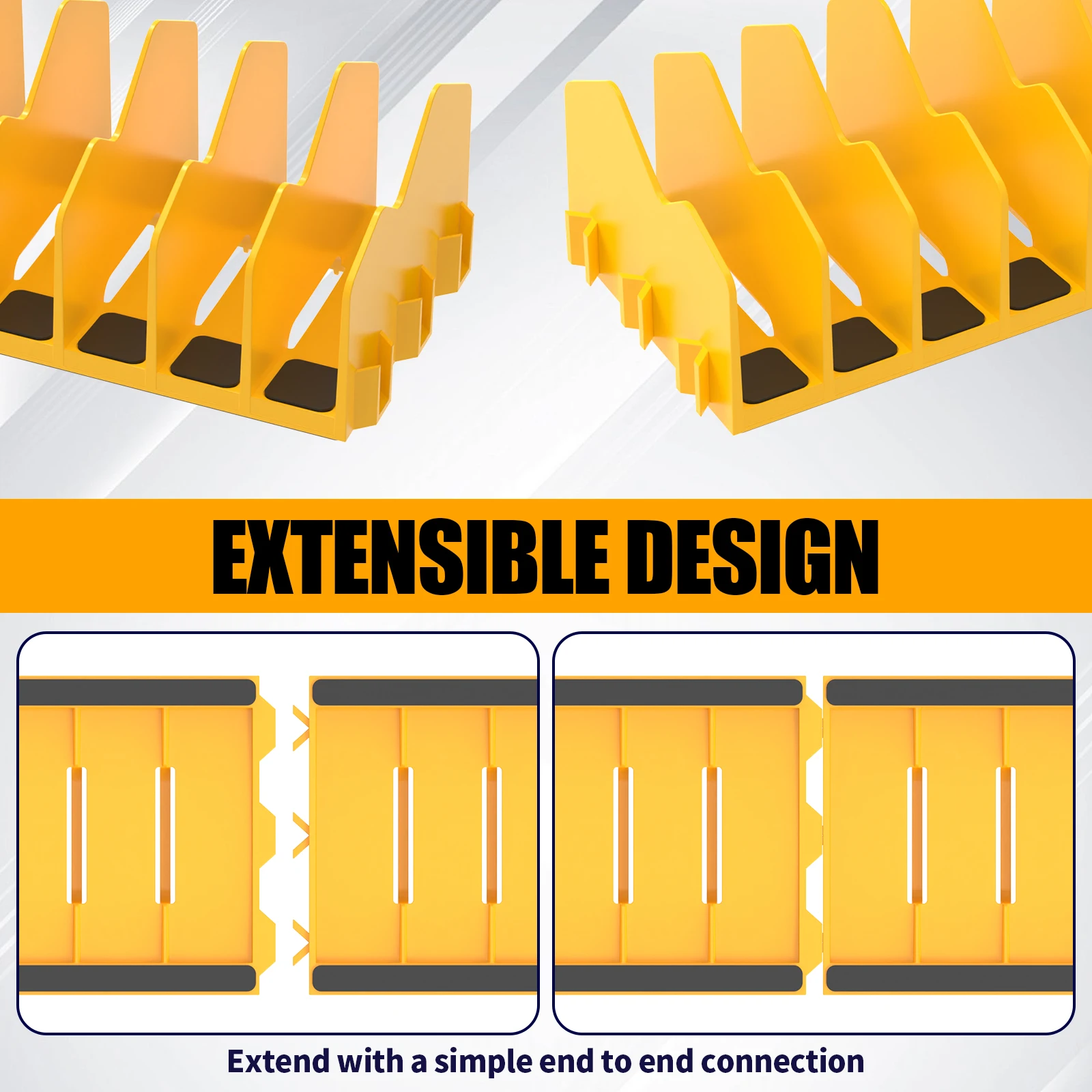 Plier Organizer Rack 10 Slots Pliers Cutters Organizer Rack Extendable Design Easy Storage Space-Saving Tools Storage