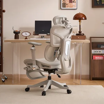 Sedia Ergonomica da Gaming per Camera da Letto con Braccioli 6D e Supporto Lombare, Sedia da Ufficio Confortevole per Computer