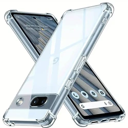 Enhanced Shockproof Silicone Phone Case with Clear Cover and Maximum Protection - Pixel 9 Pro (Clear)