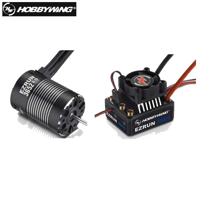 Hobbywing Ezrun Max10 60A Impermeabile Brushless Esc + 3652 G2 Kv5400/4000/3300 Motore Per Auto Rc 1/10