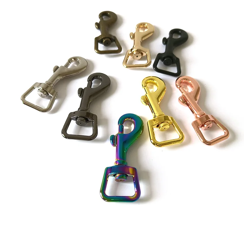 100PcsLotWholesale15mmMetalDogLeashSnapHooksHardwareStrap