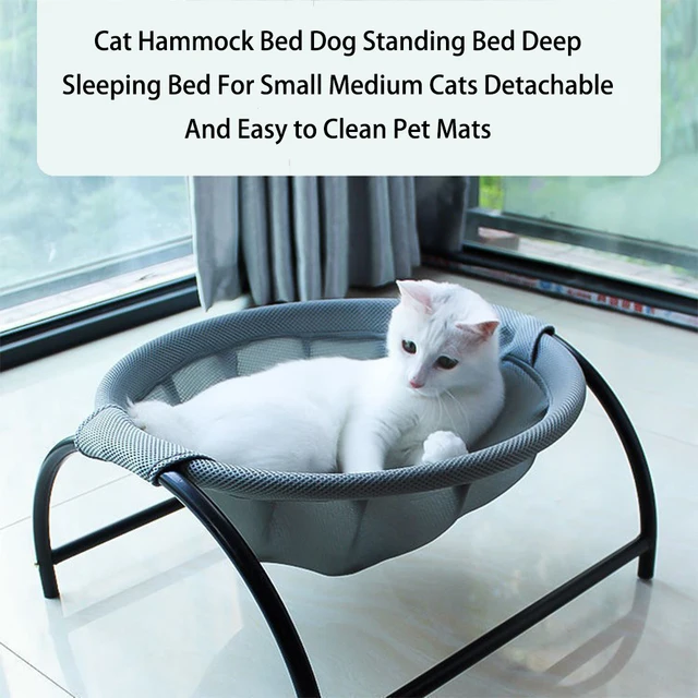 Cat Hammock Bed Dog Standing Bed Deep Sleeping Bed For Small Medium Cats Detachable And Easy to Clean Pet Mats Cat Hammock Bed Dog Standing Bed Deep Sleeping Bed For Small Medium Cats Detachable And Easy to Clean Pet Mats