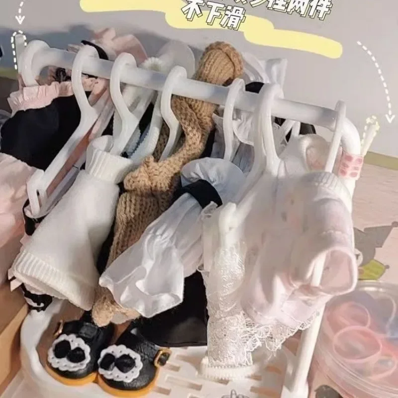 Cotton Doll Special Hanger 15/20cm Baby Clothes Display Rack BJD Doll Baby Clothes Hanger Support 4