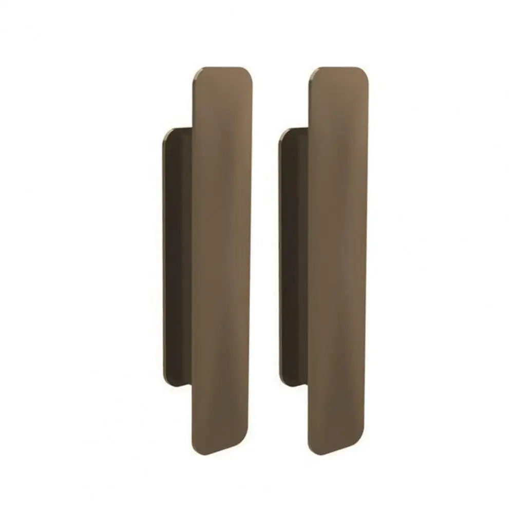 Cabinet Handle 1 Pair Punch-free Self-adhesive Cabinet Cupboard Door Pull Home Window Door Pull Furniture