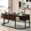 Tribesigns 63-Inch Executive Desk with 4 Drawers, Large Office Desk Computer Desk, Business Furniture Desk Workstation 4